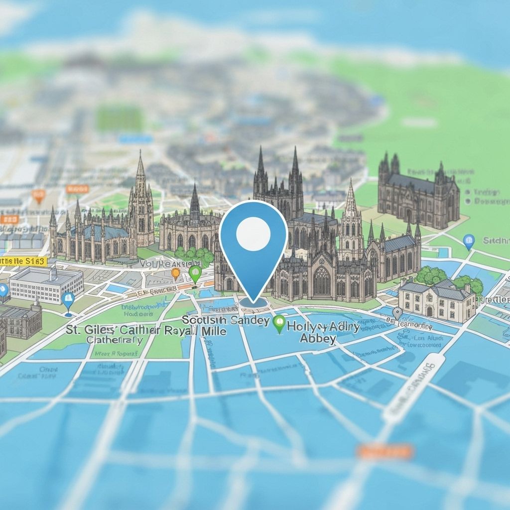 ScotSites Edinburgh office location map