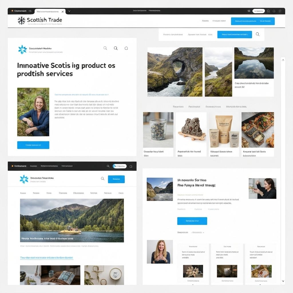 Showcase of features we build into Scottish trade websites